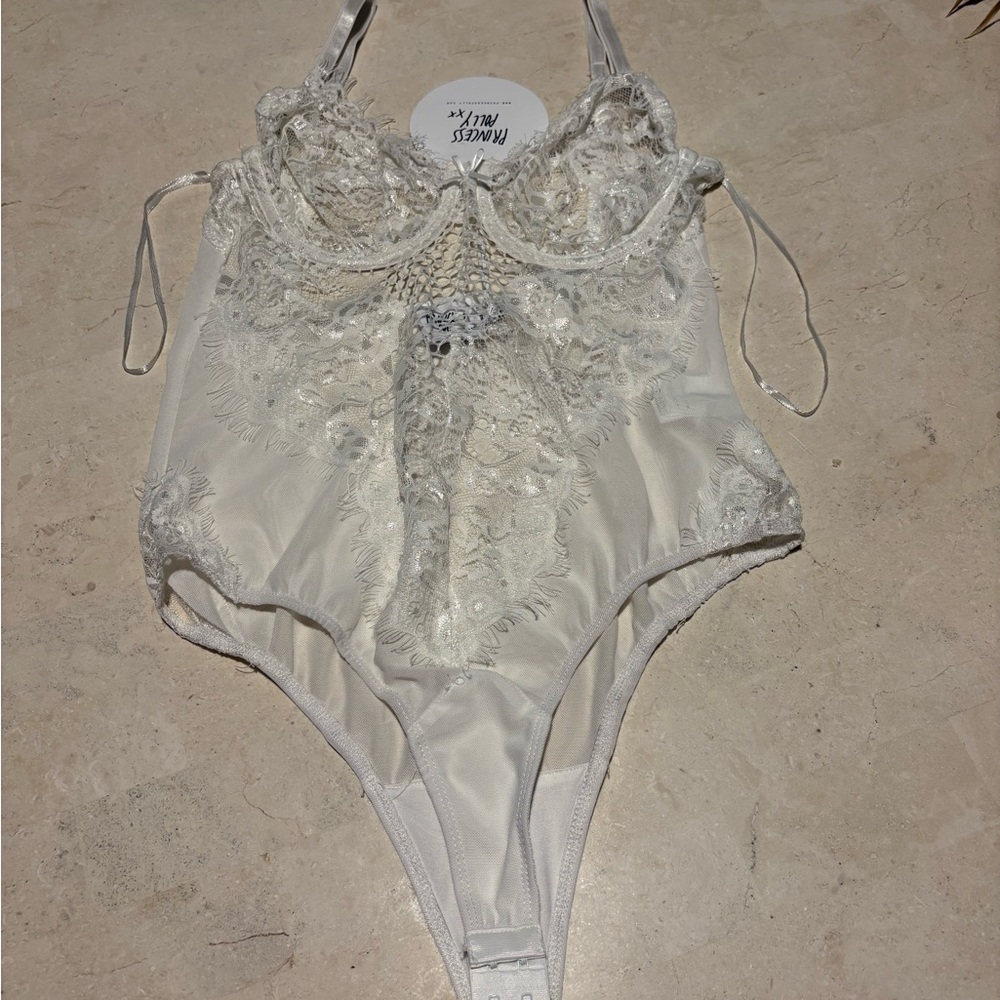 Princess Polly Ivory Lace Bodysuit